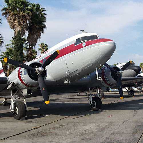 Spartan College airplane - Inland Empire area campus