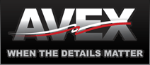 Avex logo - When the details matter