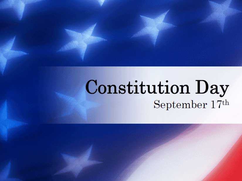 Constitution Day - September 17th