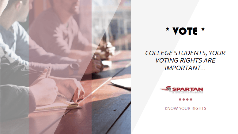 voter registration - Spartan College