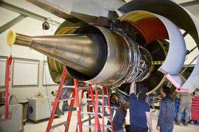 Turbine Engine Opened Up