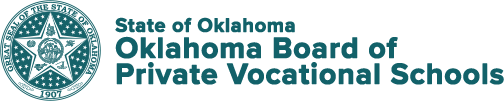 State of Oklahoma Board of Private Vocational Schools logo