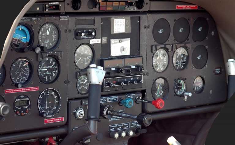 airplane cockpit