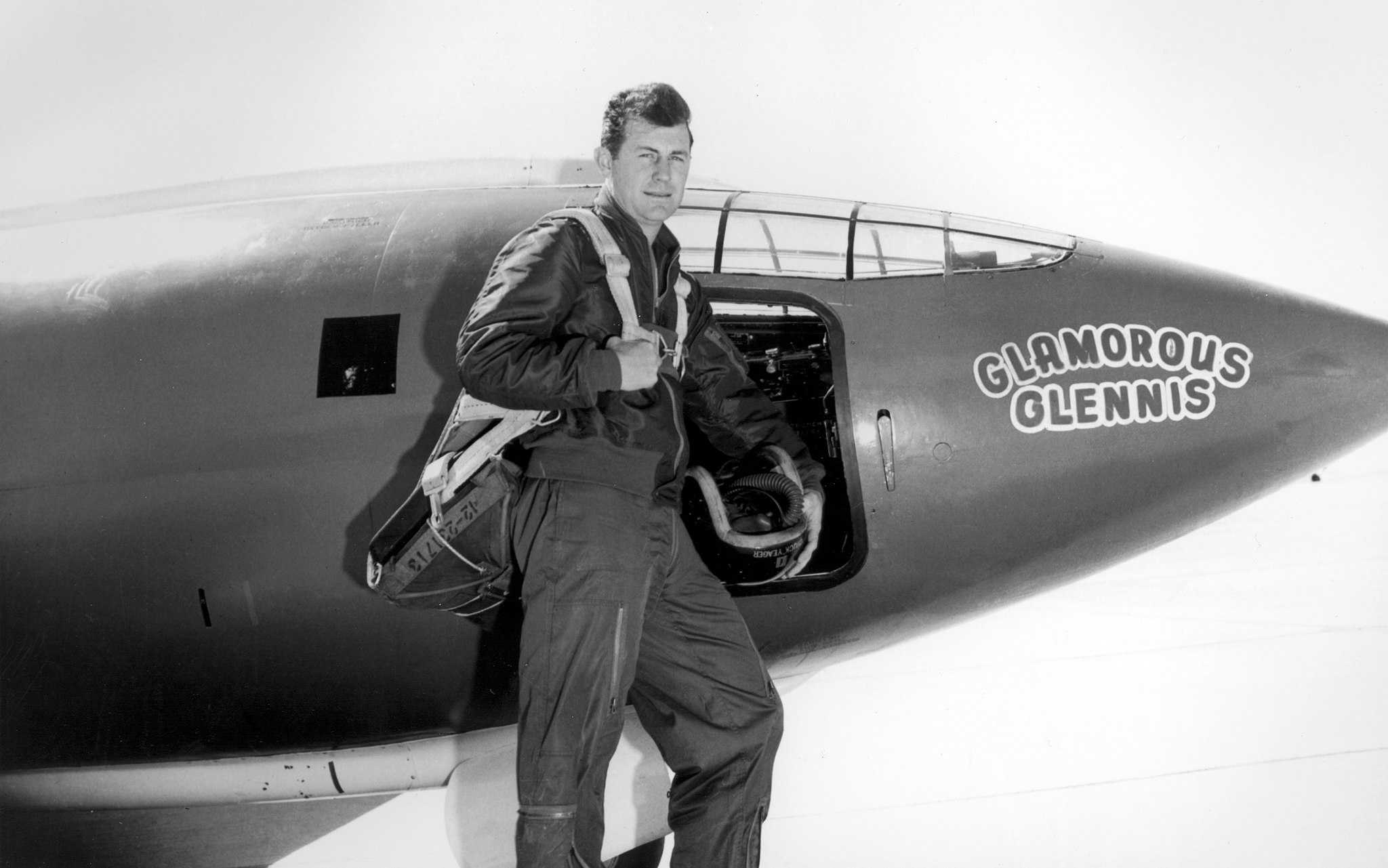 Chuck Yeager the first person to successfully in a plane