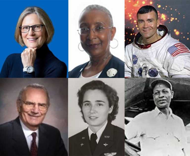 collage of aviation hall of fame inductees 2023
