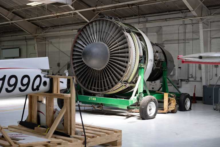 turbine engine at los angeles location spartan college