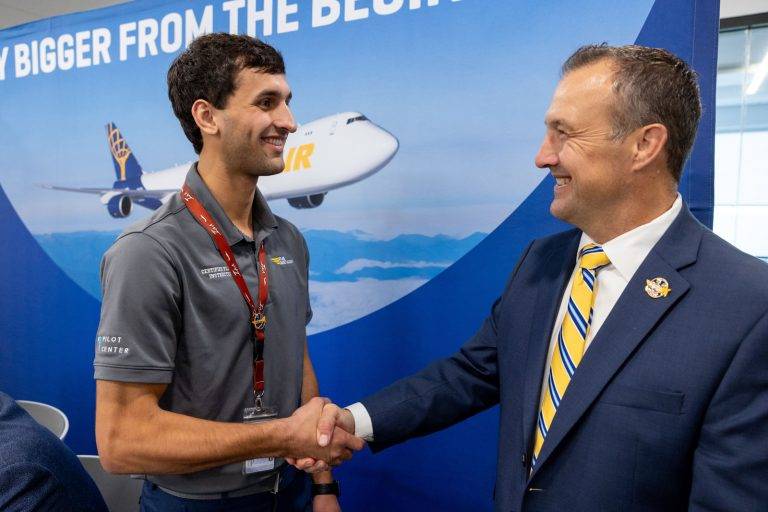 spartan education group and atlas air worldwide - atlas cadet academy partnership signing event
