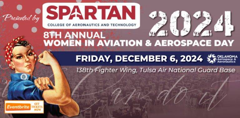 Oklahoma women in aviation and aerospace day roses and wrenches event